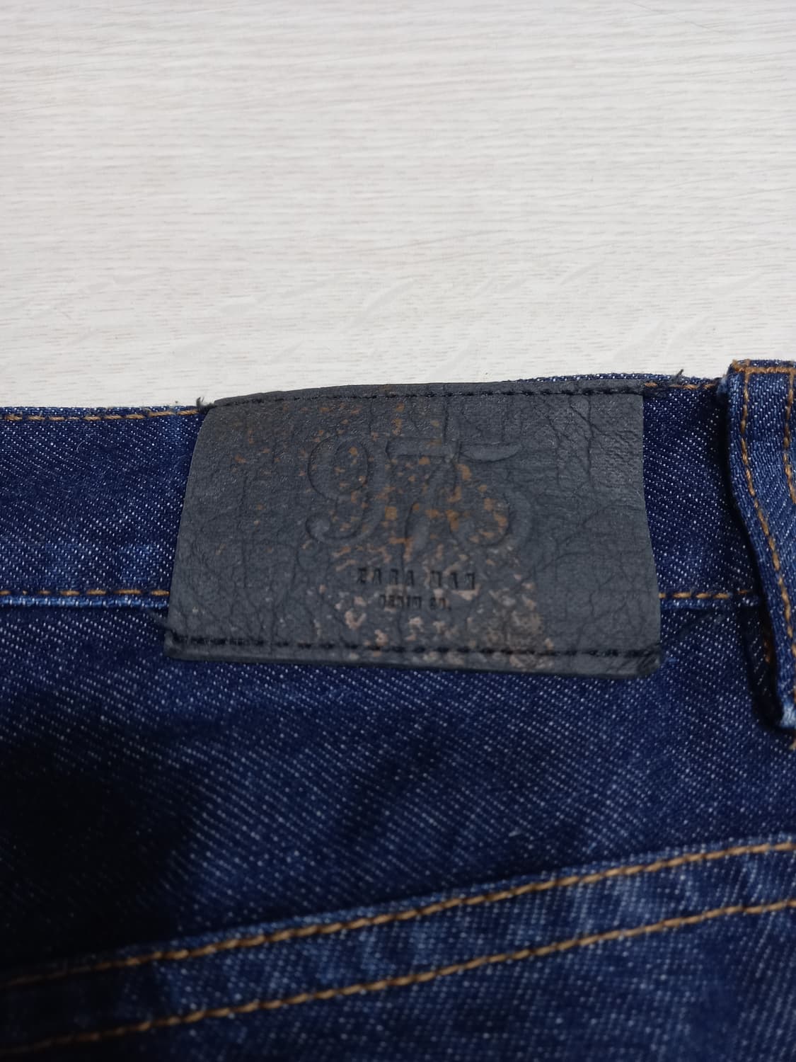 34 ZARA MAN  975 스판 슬림일자 진청 34-532 상품이미지5