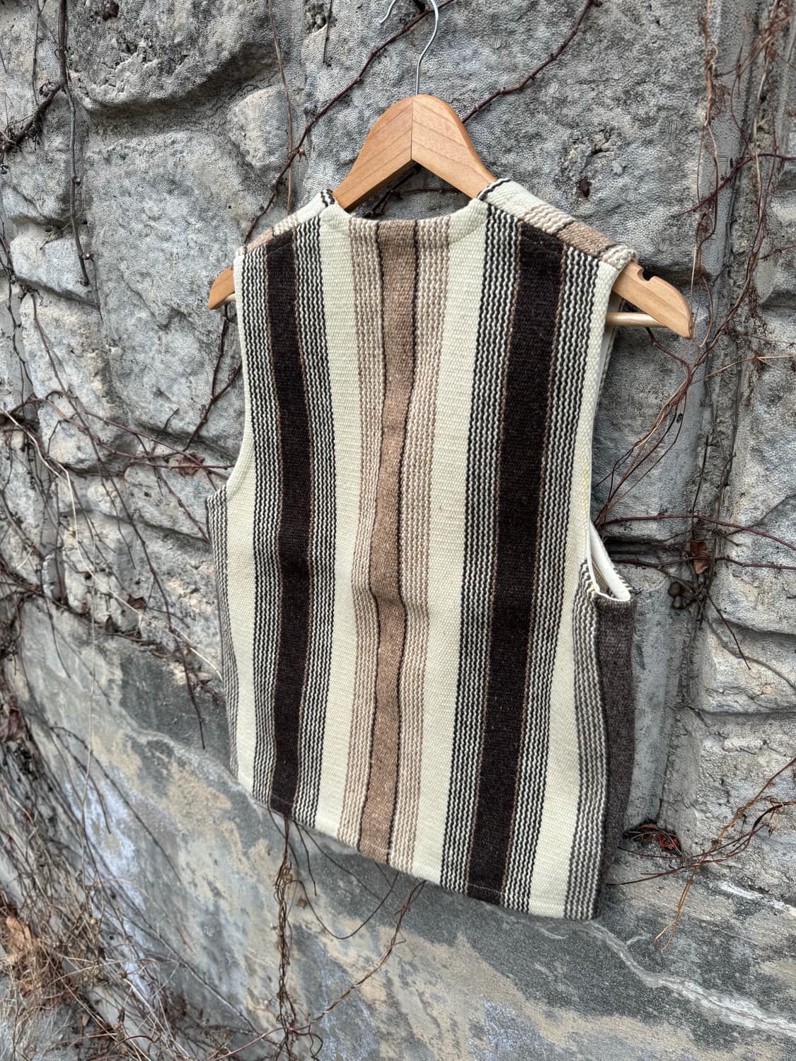 트루히요스 오르테가 스트라이프 패턴 웨스턴 치마요 베스트 조끼 상품이미지5