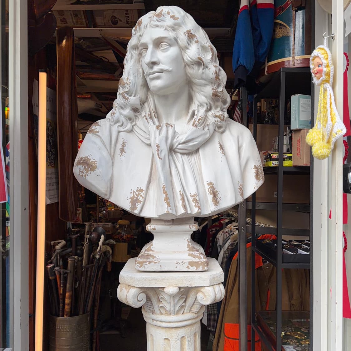 빈티지 소품 클래식 몰리에르 폴리스톤 흉상 상품이미지1