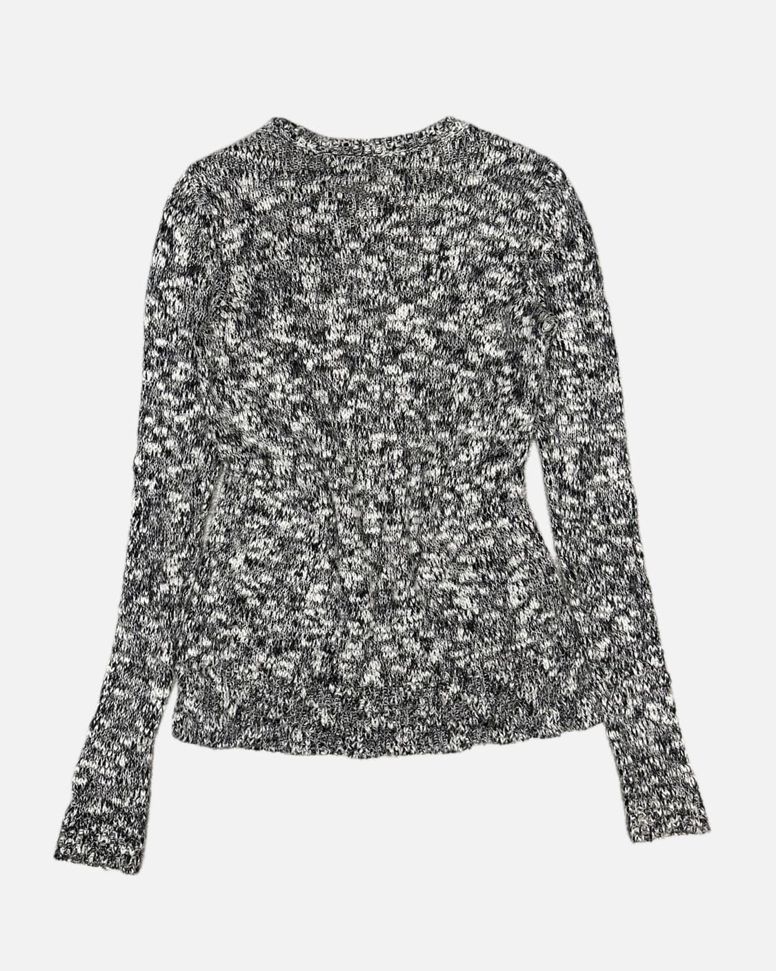 melange slim slit knit 상품이미지4