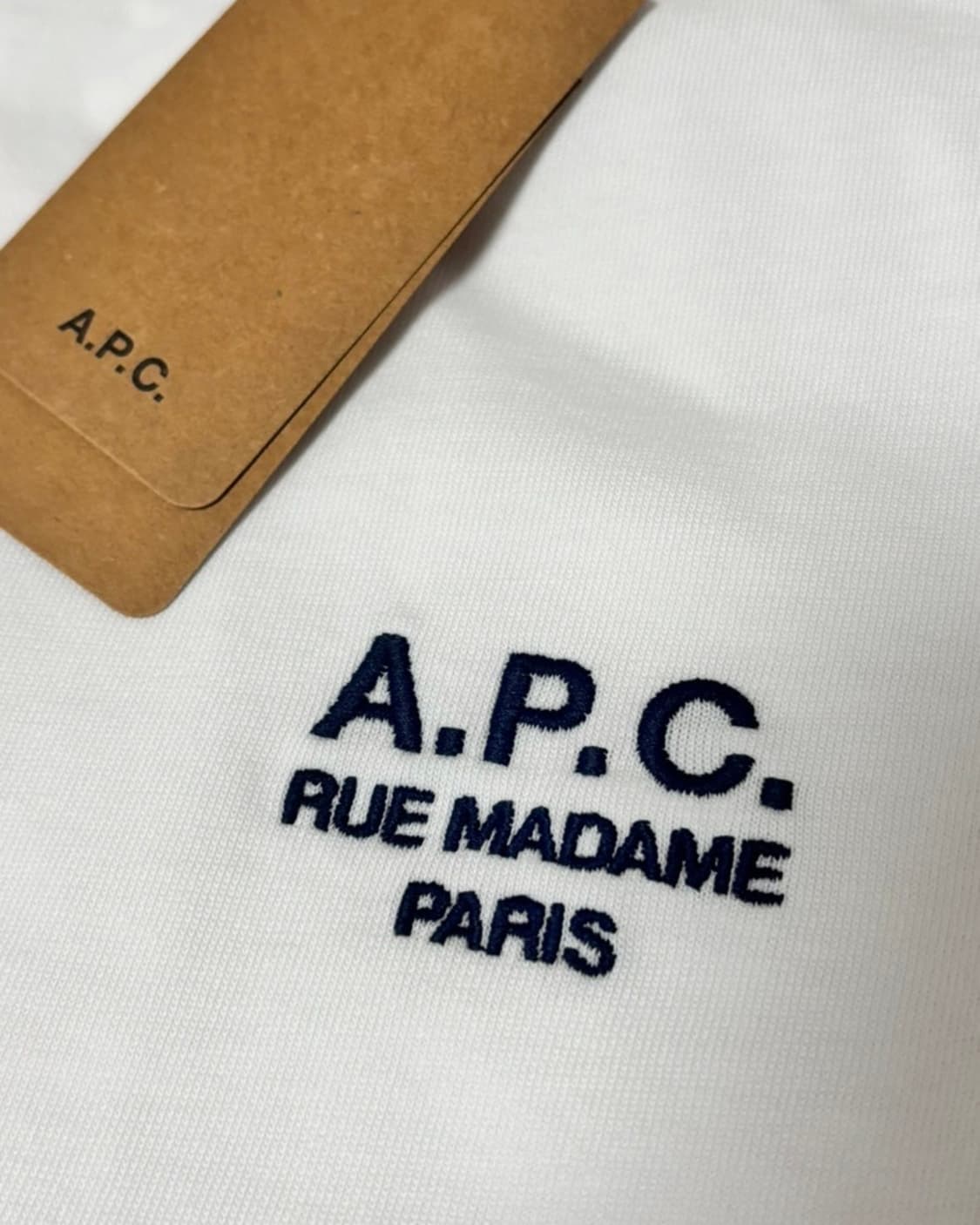 아페쎄 레이몬드 티셔츠 화이트 XL 상품이미지2