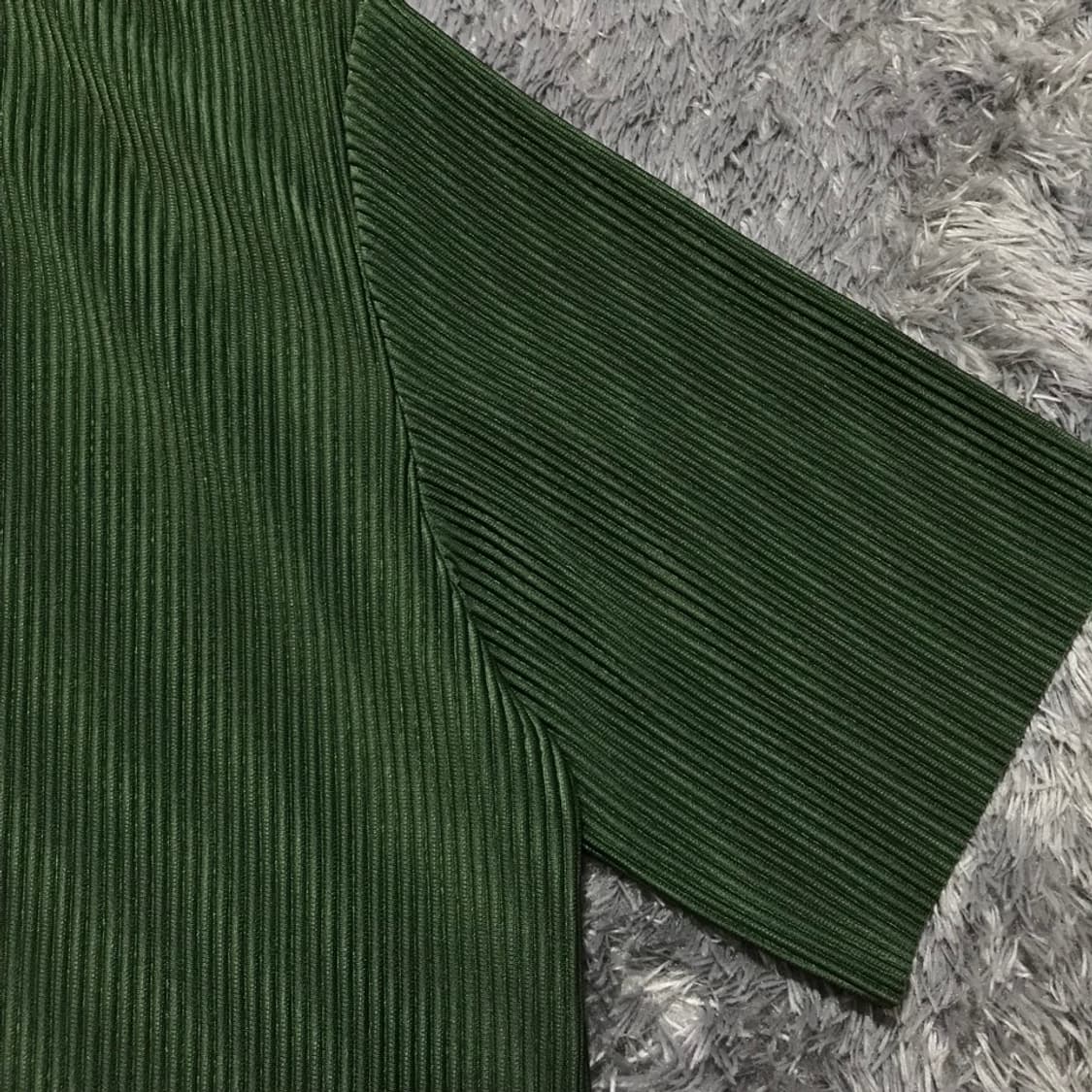 [[새상품, XL(실 XXL)] 자라(ZARA) 플리츠 반팔 셔츠@673 상품이미지4