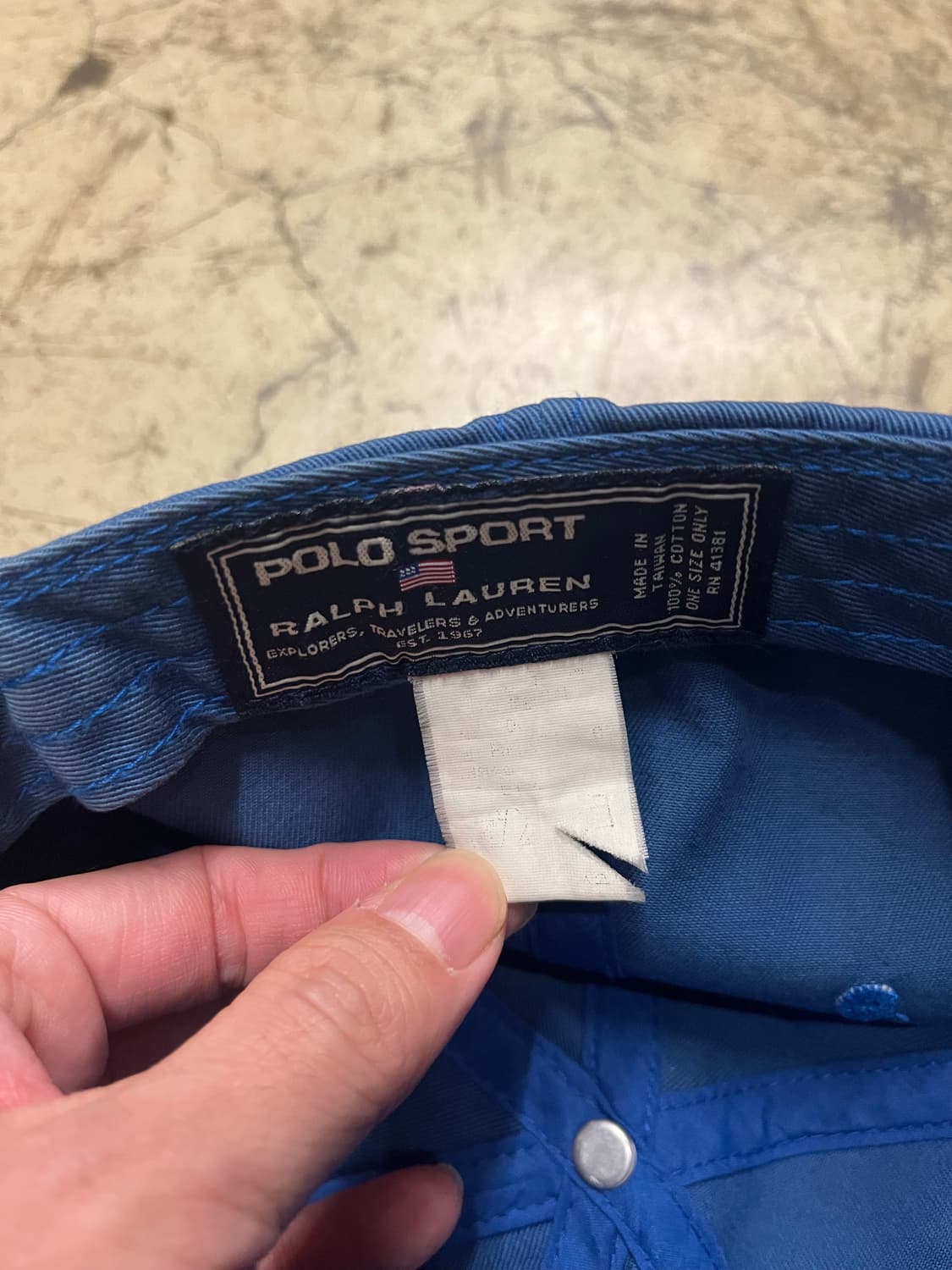 90s 폴로 스포츠 랄프로렌 볼캡 네이비 상품이미지6