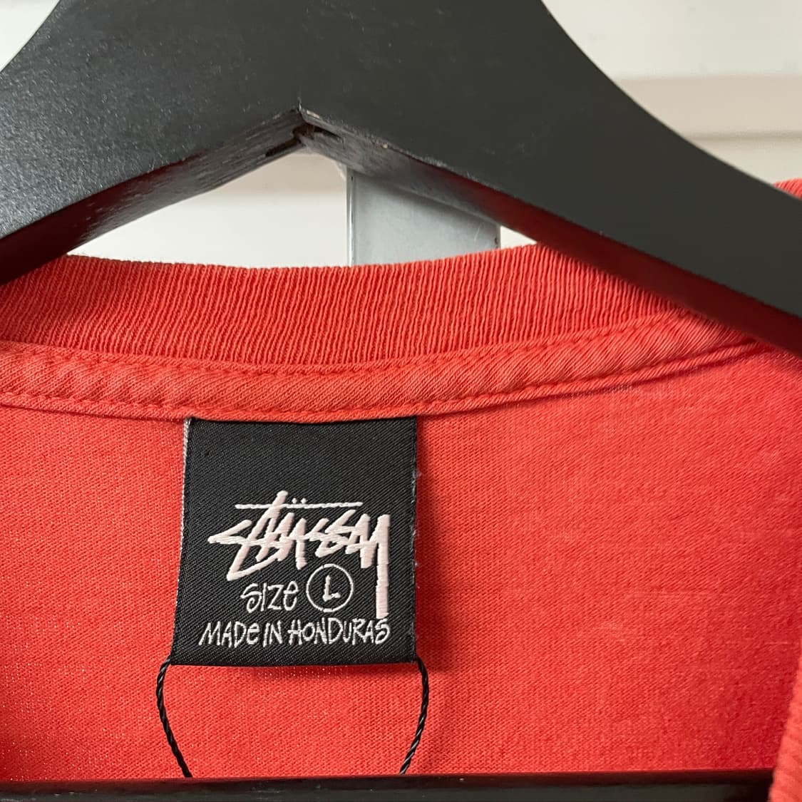 스투시 오렌지 반팔 티셔츠 L 상품이미지4