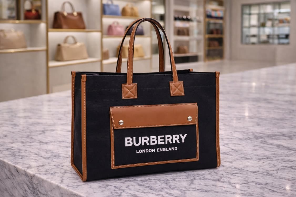 [S급] 버버리 프레야 캔버스 토트백 판매합니다!!! 상품이미지1