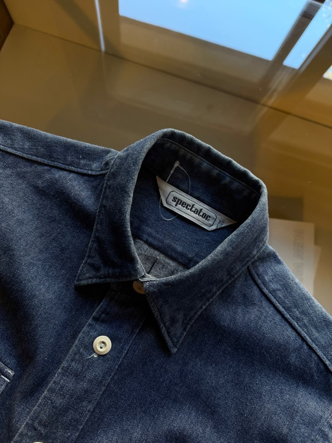 스펙테이터 데님 셔츠 슬림100 상품이미지8