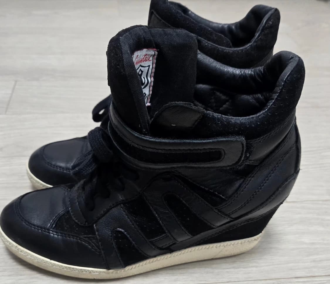 Ash 아쉬 레더 스웨이드 웨지힐스니커즈 39 상품이미지3