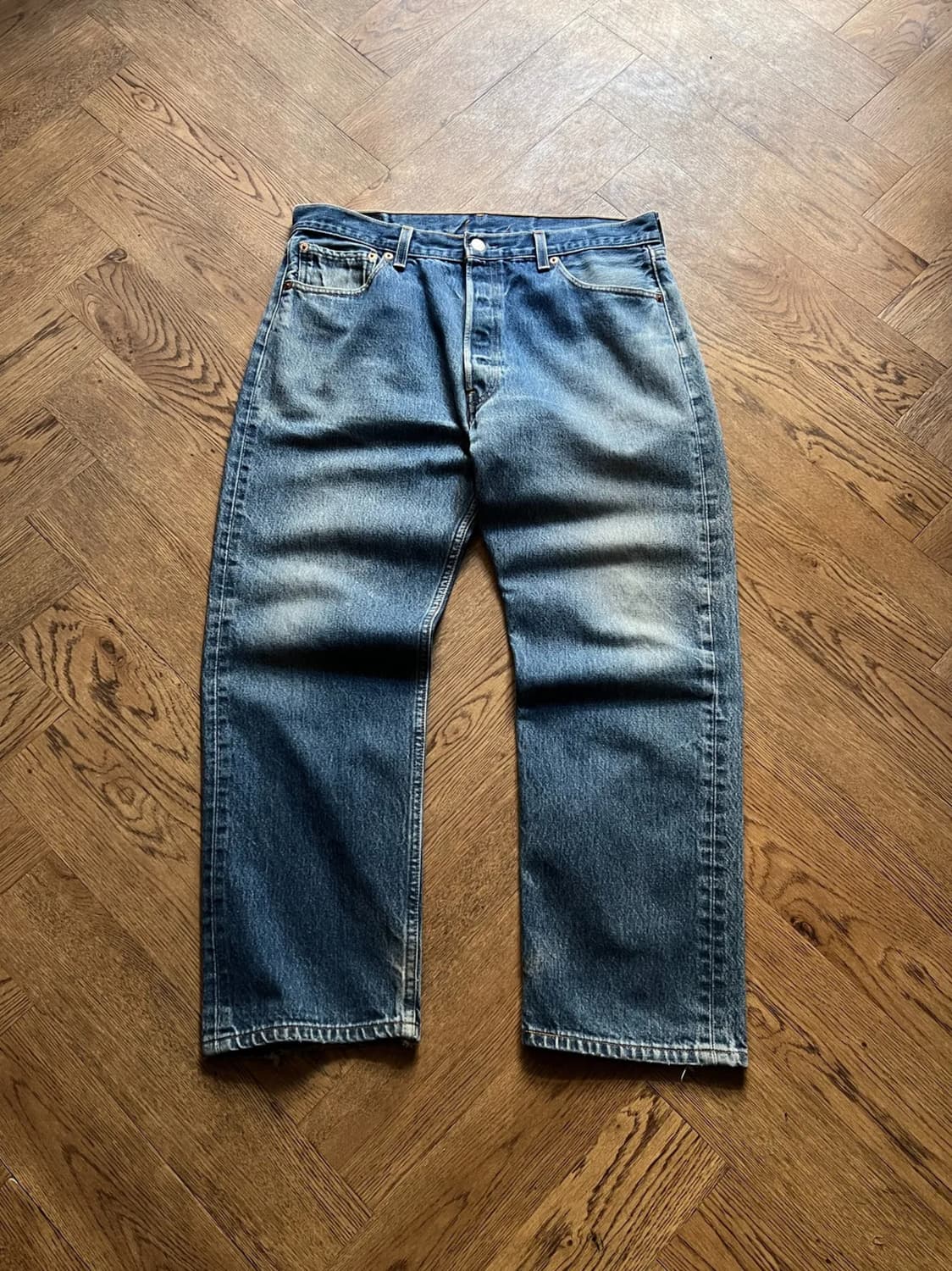 [36]00's 리바이스 501XX 발렌시아 555팩토리 데님 팬츠 상품이미지1