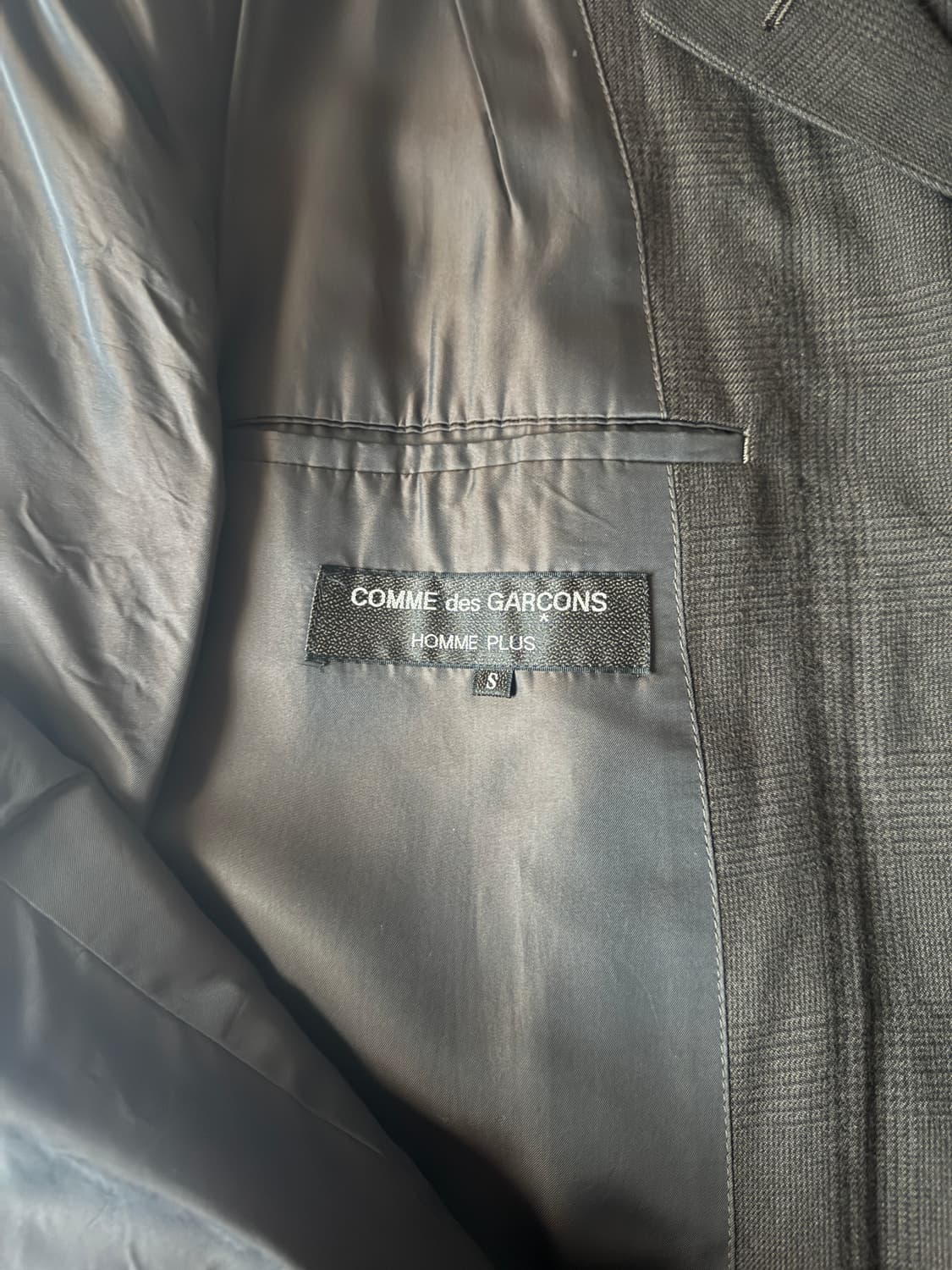 (s)꼼데가르송 옴므 플러스 인사이드 아웃 블레이저 상품이미지2