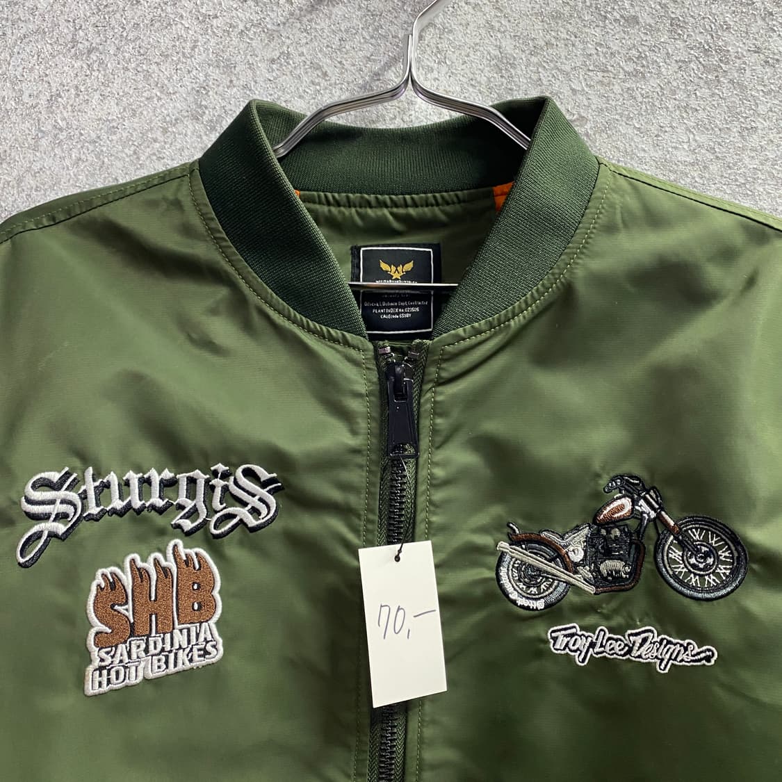 빈티지 모터사이클 나일론 ma-1 항공점퍼 B4057 상품이미지3