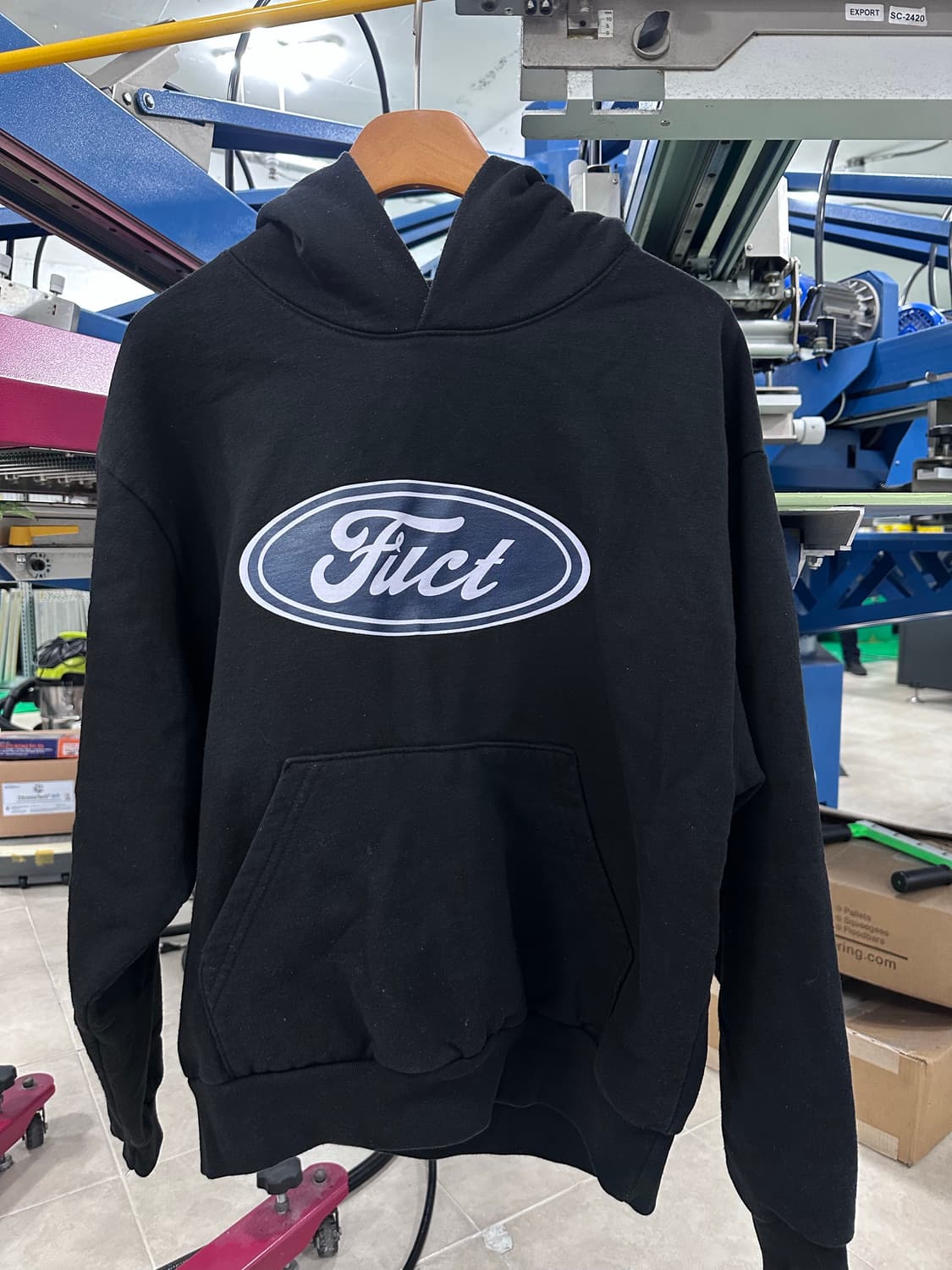 Fuct 퍽트 오발 로고 후드 상품이미지1