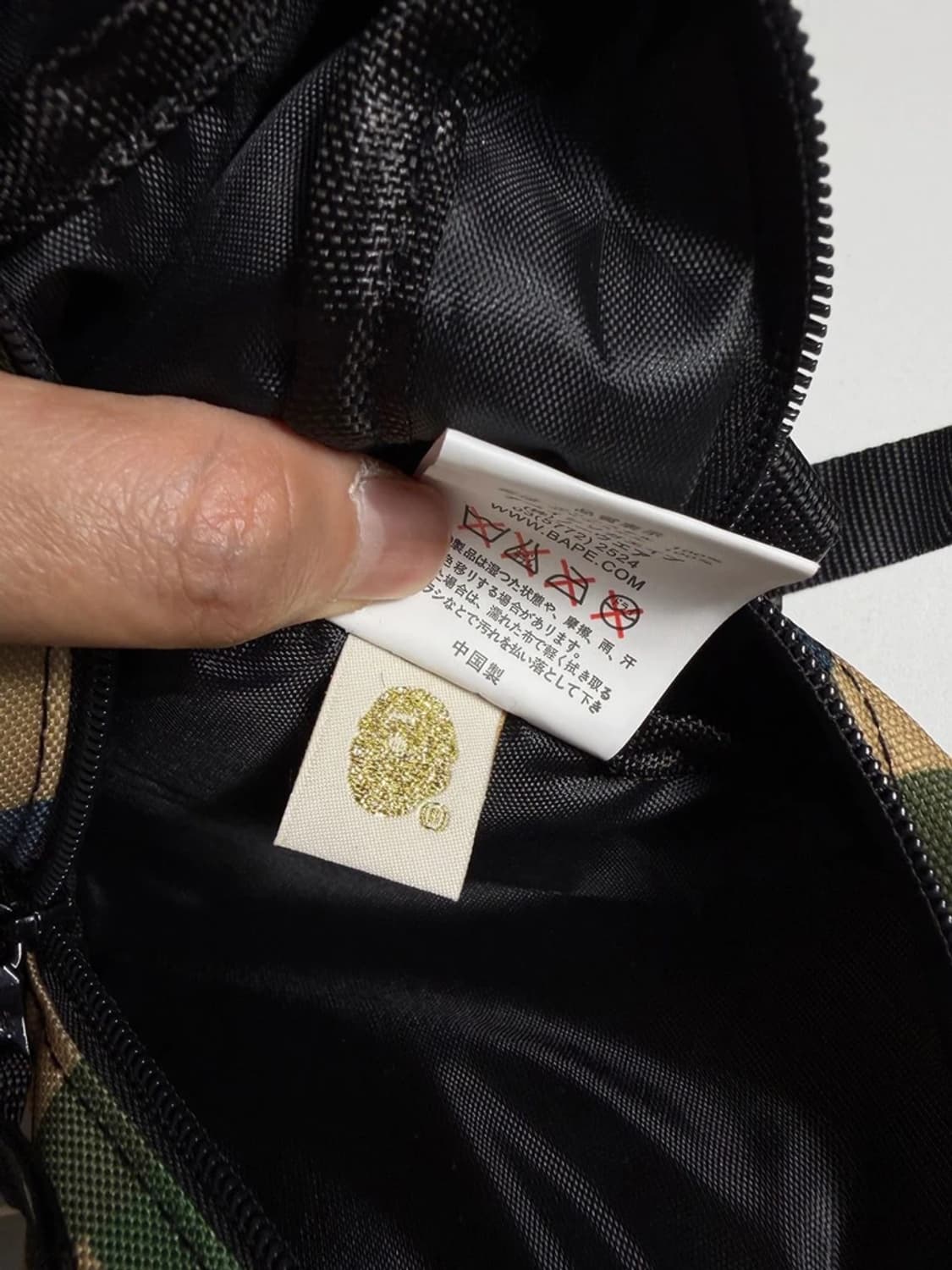 베이프 A BATHING APE 카모 미니 크로스 백 PR2270 상품이미지9