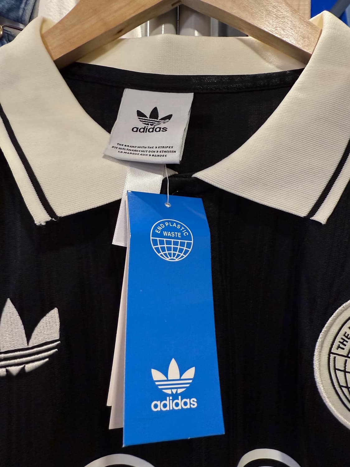 아디다스 x 오아시스 투어 자카드 져지 블랙 상품이미지2