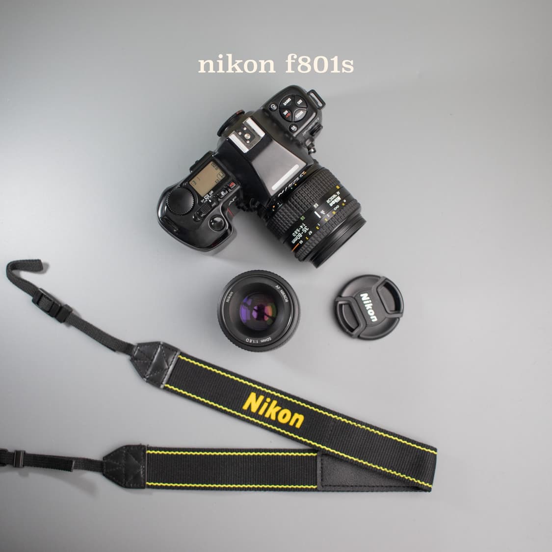 니콘 f801s 50mm1.8+35-80 렌즈세트 판매합니다. 상품이미지1