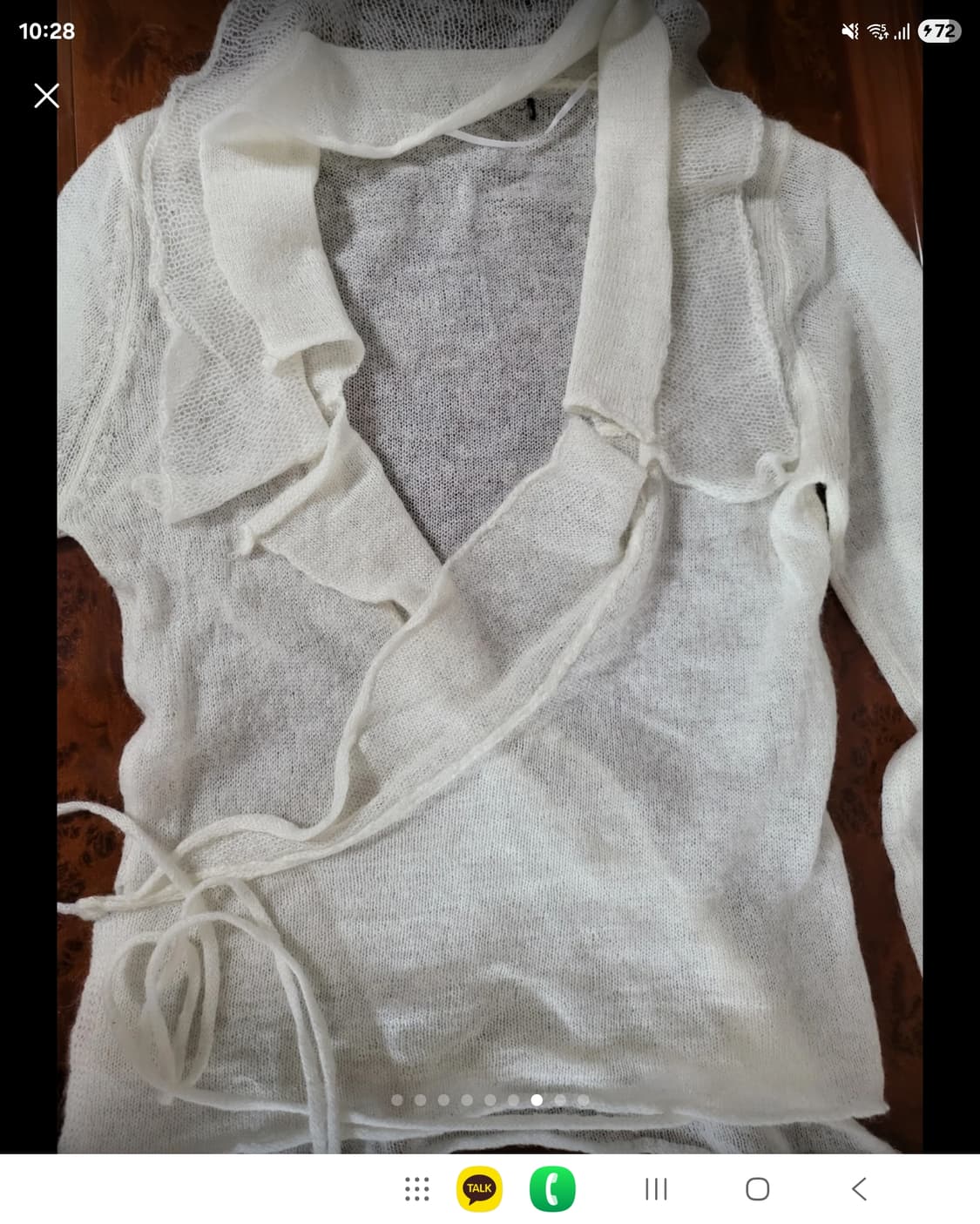 스페인 수입 망고 MNG 랩 가디건 아이보리  상품이미지7