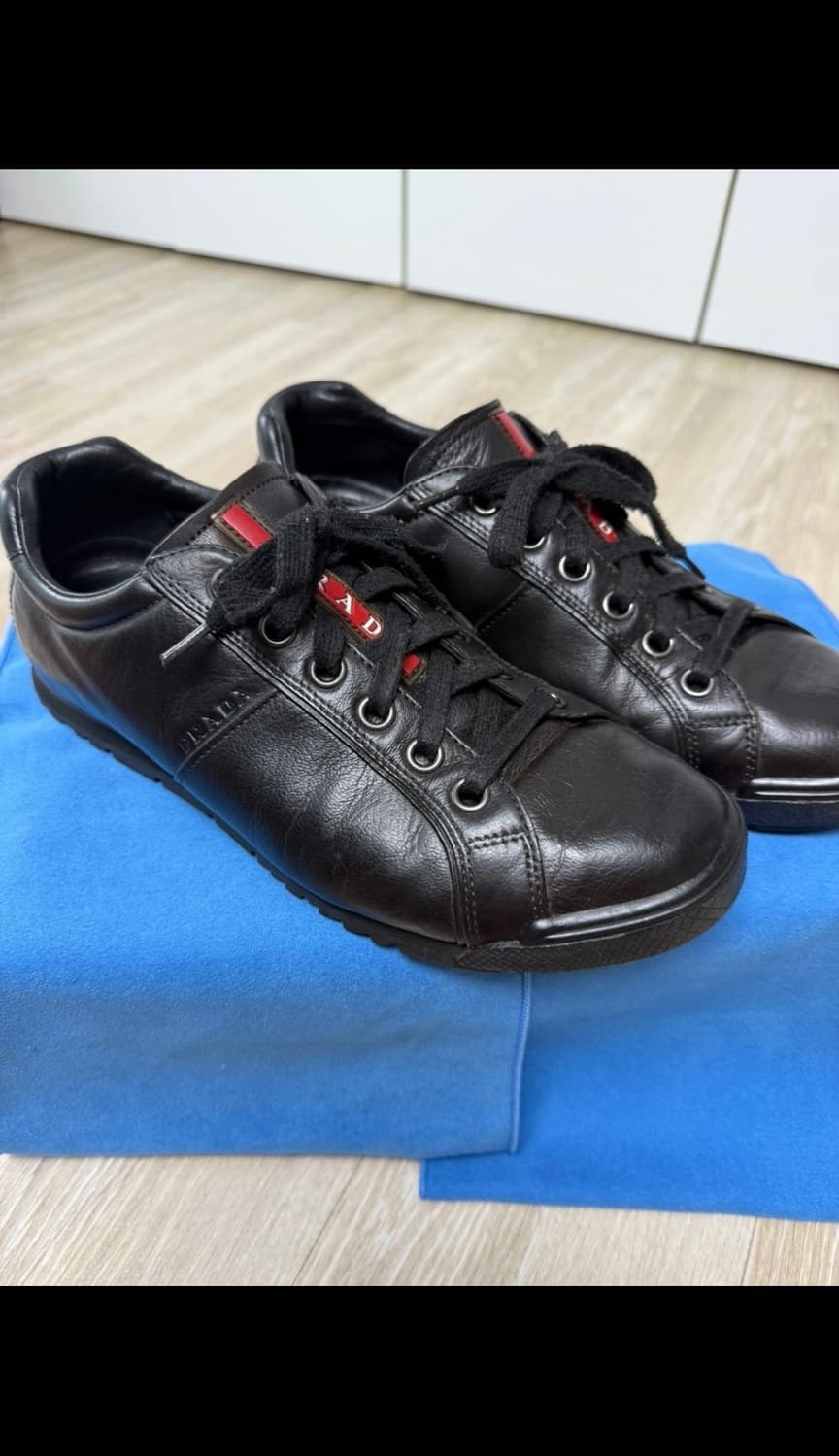 Prada 프라다 가죽 스니커즈 265 상품이미지1