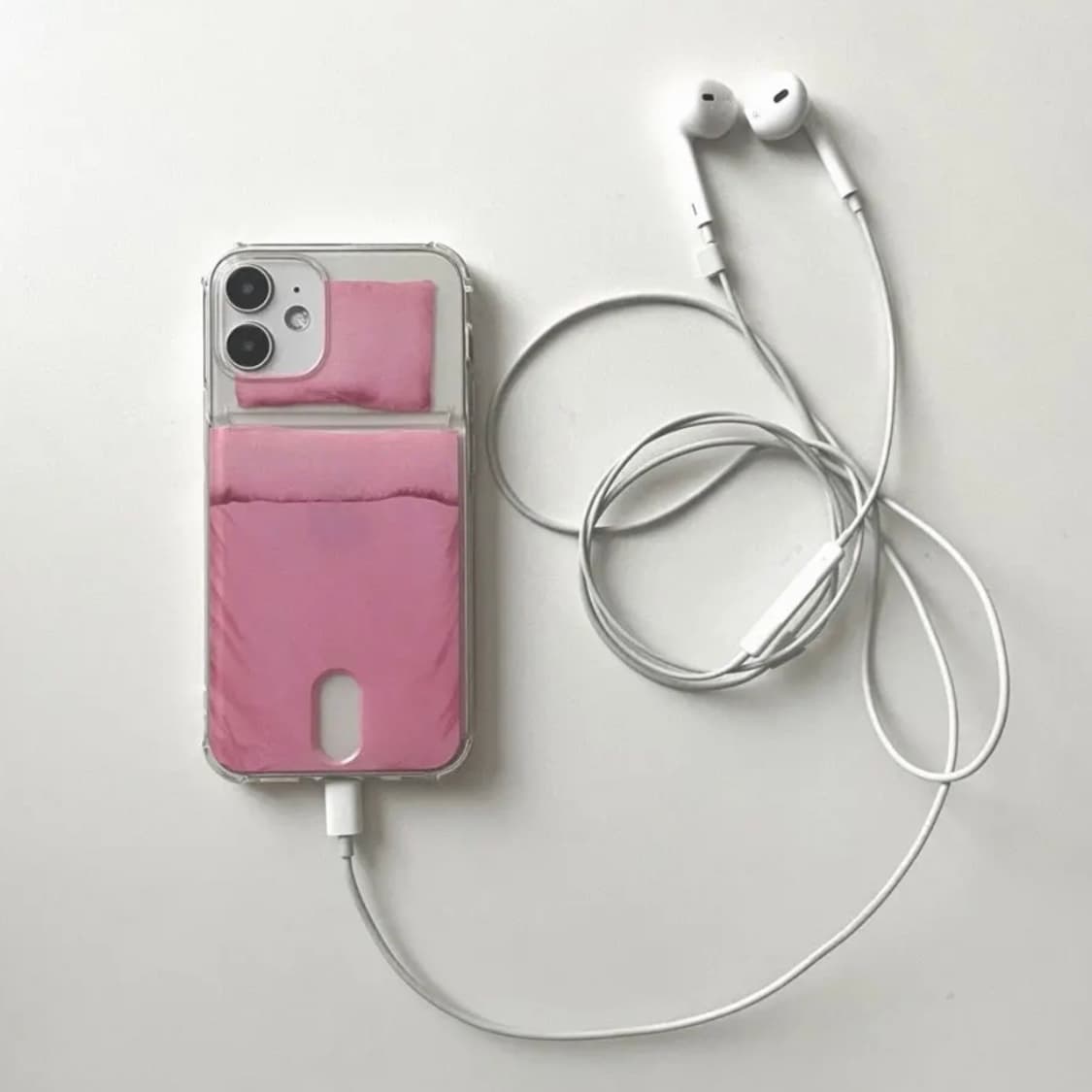 아이폰 13미니 아크아카이브 포켓 폰케이스 핑크 상품이미지2