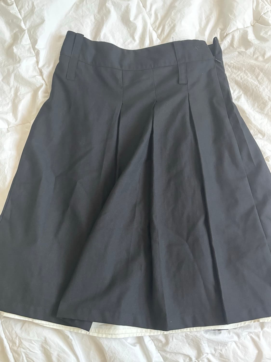 플레이스 스튜디오 탈부착 레이어드 미디 스커트 상품이미지3