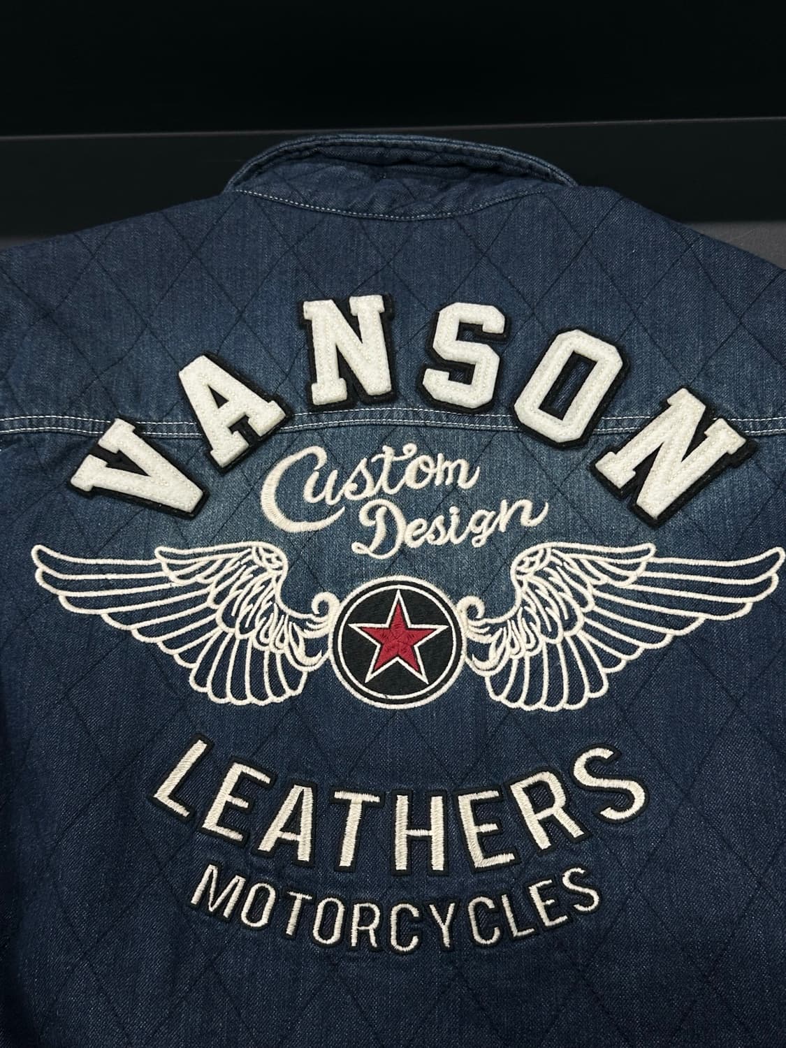 벤슨 플라잉스타 자수 데님 누빔 자켓 상품이미지6