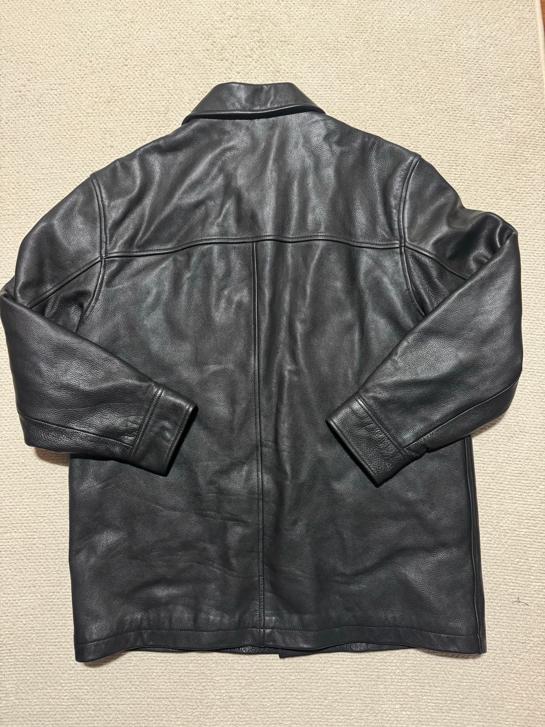 90s Old GAP 카우레더 카코트 L 상품이미지5