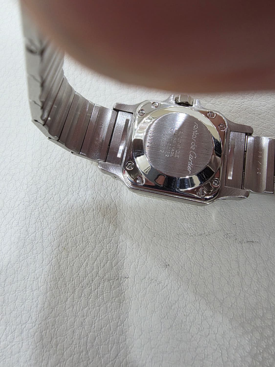 까르띠에 산토스 까레 콤비 시계 정품 상품이미지6