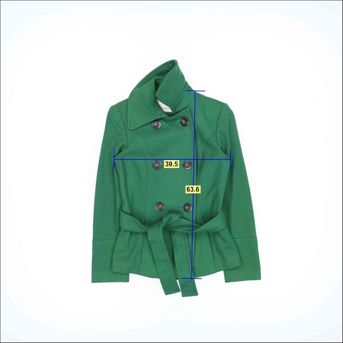 [XS] 자라 베이직 더블 버튼 코트 자켓 1217J2 상품이미지8