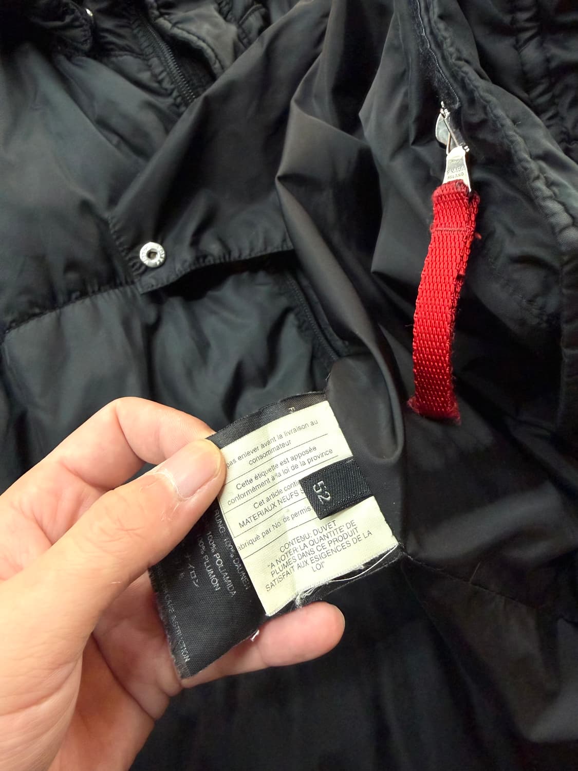 .52/ 프라다 00s 아카이브 다운 롱패딩 점퍼 상품이미지10