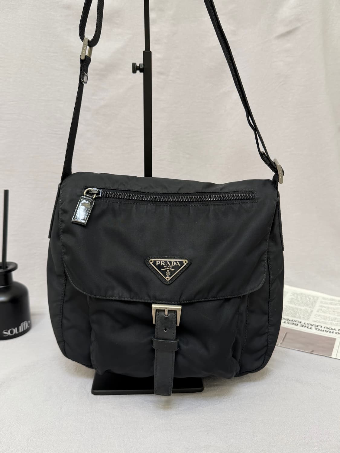 정품 프라다 포코노 나일론 주우재백 메신저백 크로스백 상품이미지1