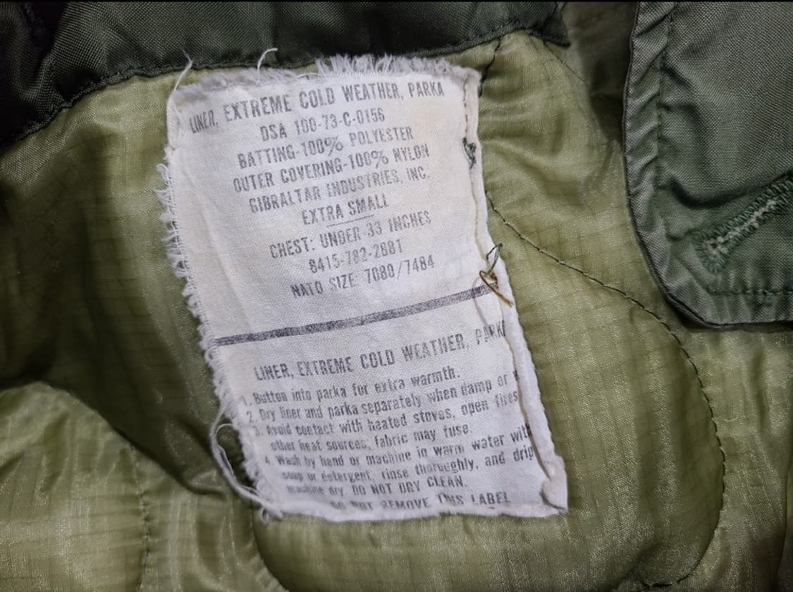 70년대 M65 피쉬테일파카(오염심함) 상품이미지4