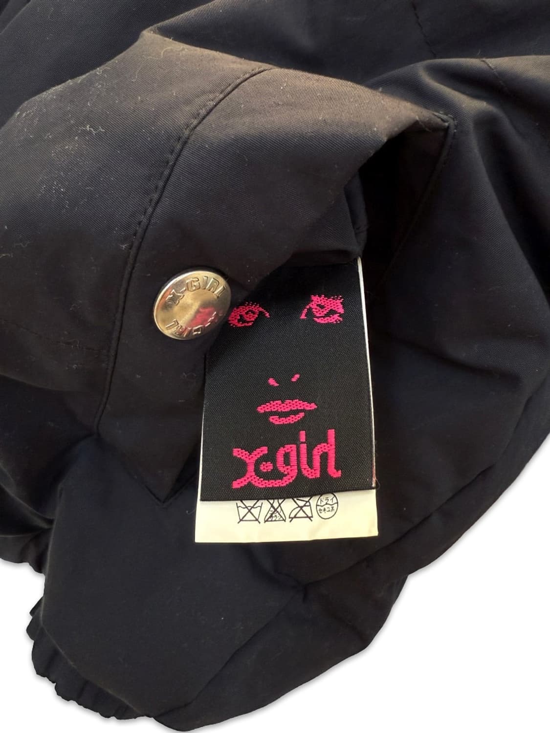 빈티지 X-girl 블랙 호피 패딩 상품이미지8