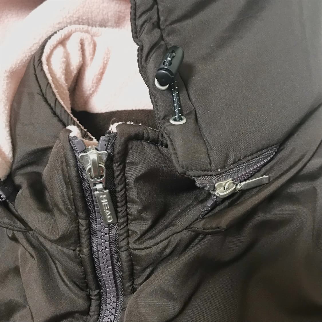 헤드 딸기초코 패딩 라떼갸루 히메갸루 딸기우유 패딩 스포티 상품이미지7