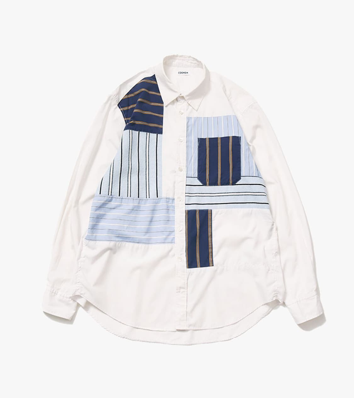 COOHEM - PATCH WORK SHIRT 상품이미지1