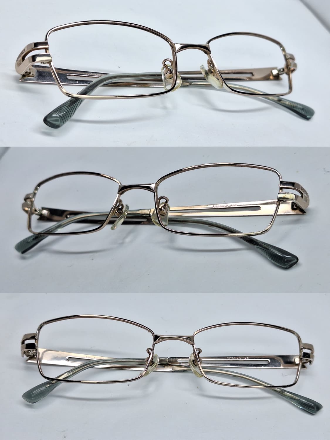 90s SEIKO 세이코 PT-1004 초경량 9g 티타늄 안경테 53m 상품이미지3