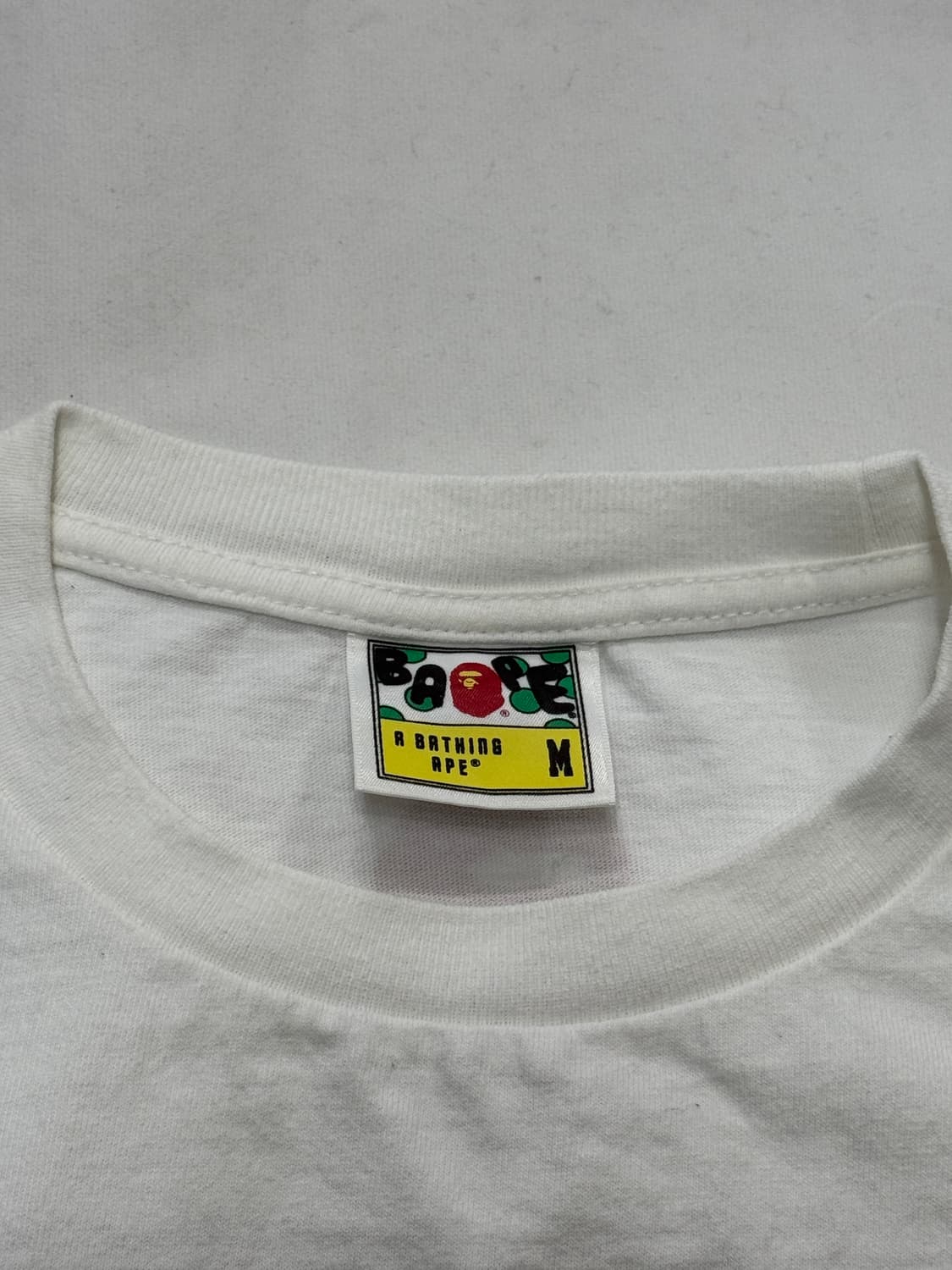 베이프 도쿄 카타카나 컬리지 시티 티셔츠 화이트 M 반팔 상품이미지3