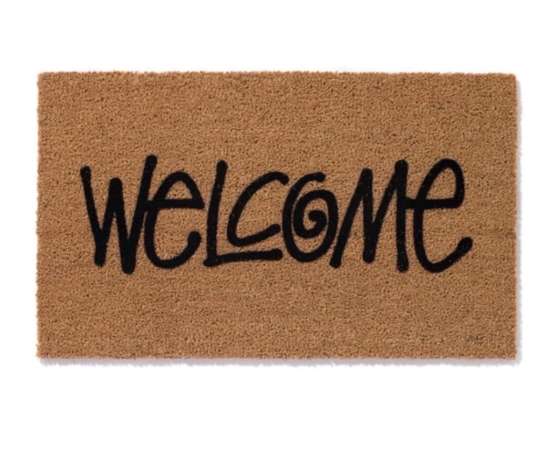 스투시 웰컴 매트 코코아 / stussy welcome mat 러그 상품이미지1