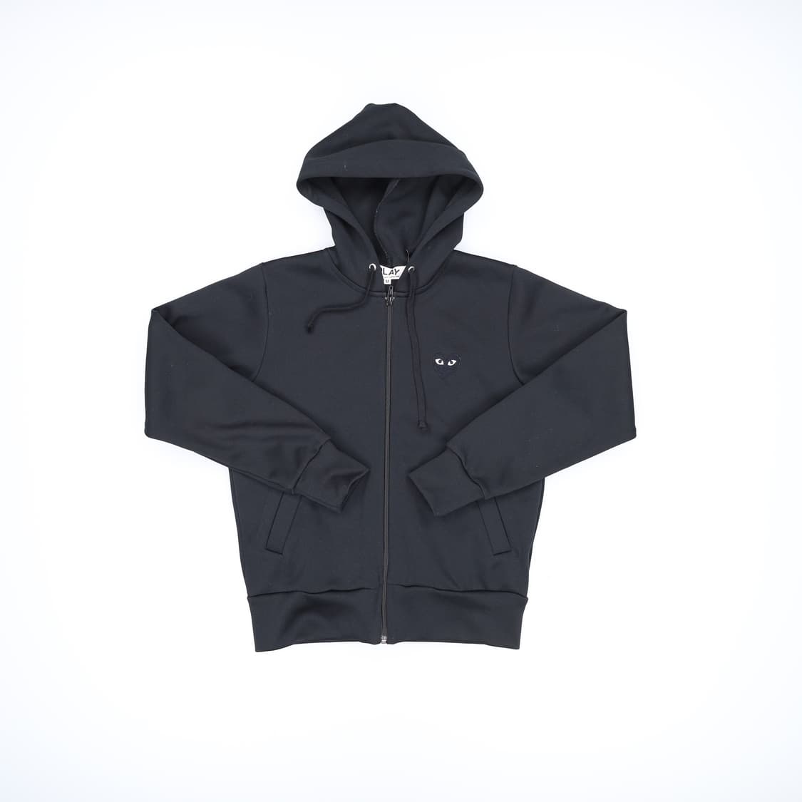 [M] 꼼데가르송 여성 빅블랙 후드집업 0107H1 상품이미지1