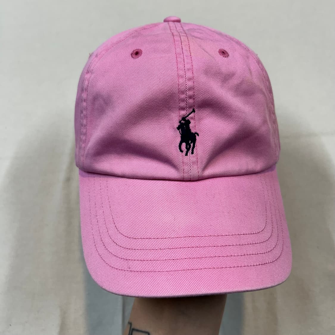 폴로 랄프로렌 핑크 볼캡 모자 가죽스트랩 정품 상품이미지2