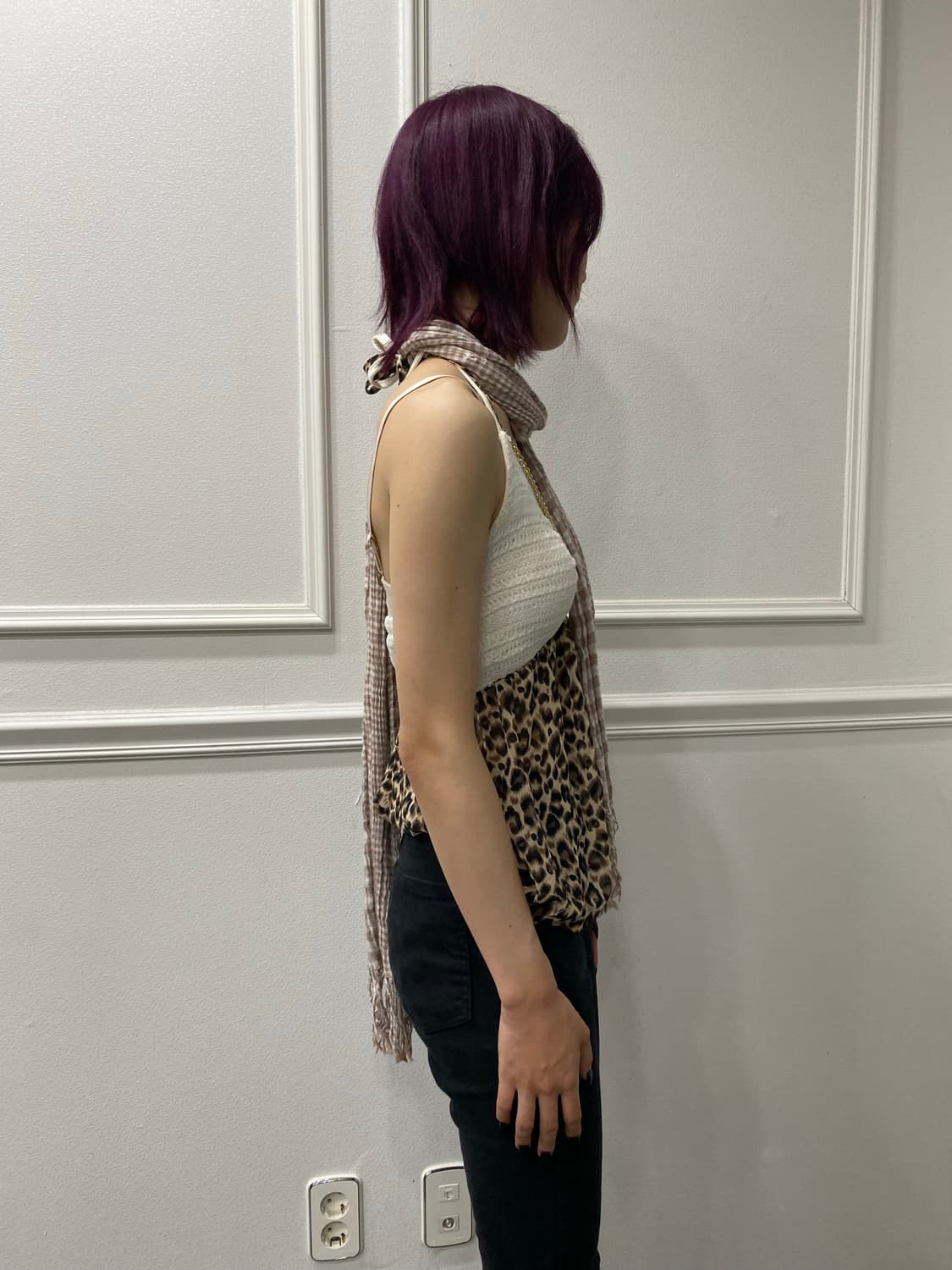 [D.I.A]2000s Leopard halter camisole top 상품이미지2