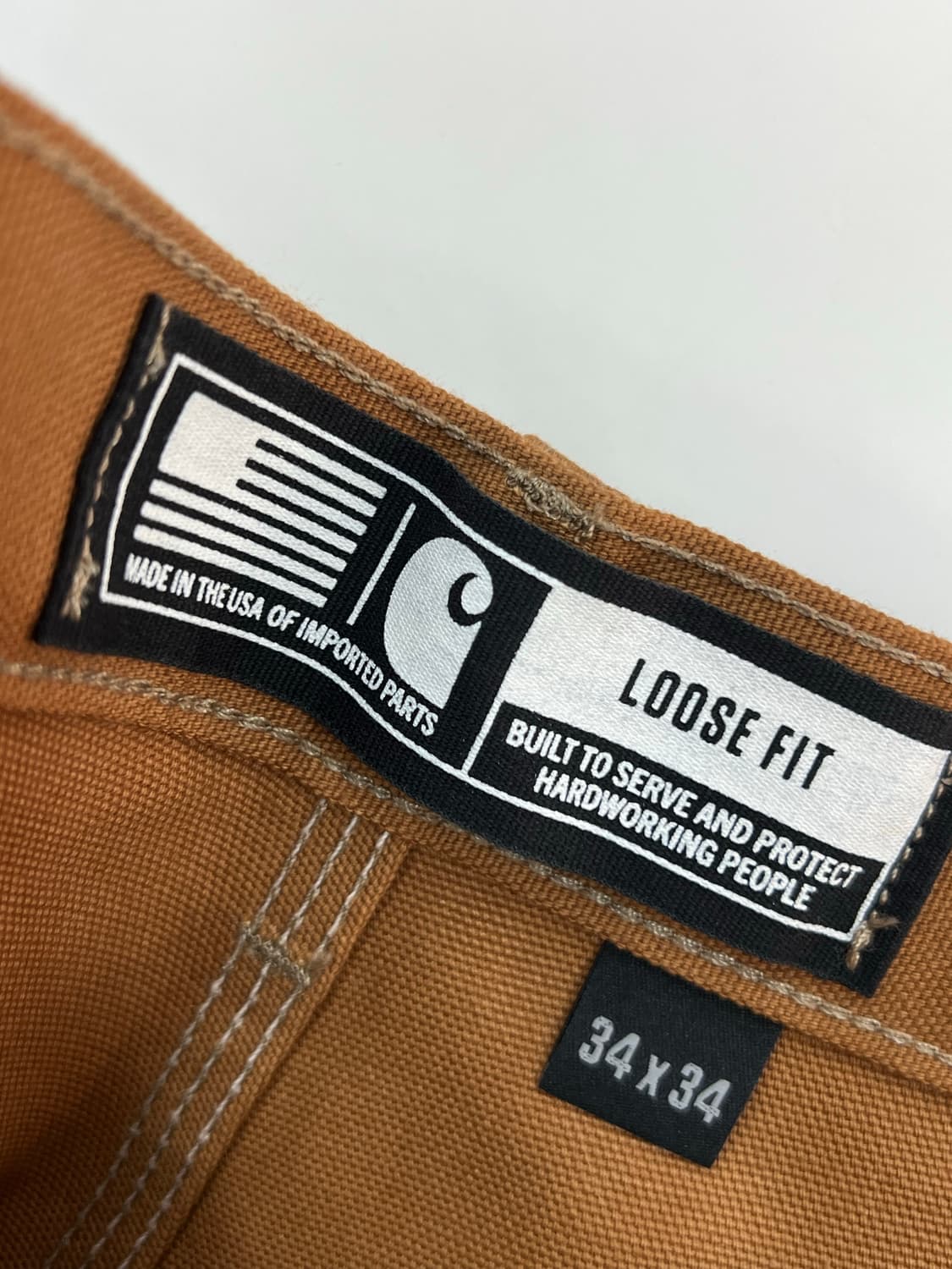 칼하트 루즈핏 더블니팬츠 상품이미지6