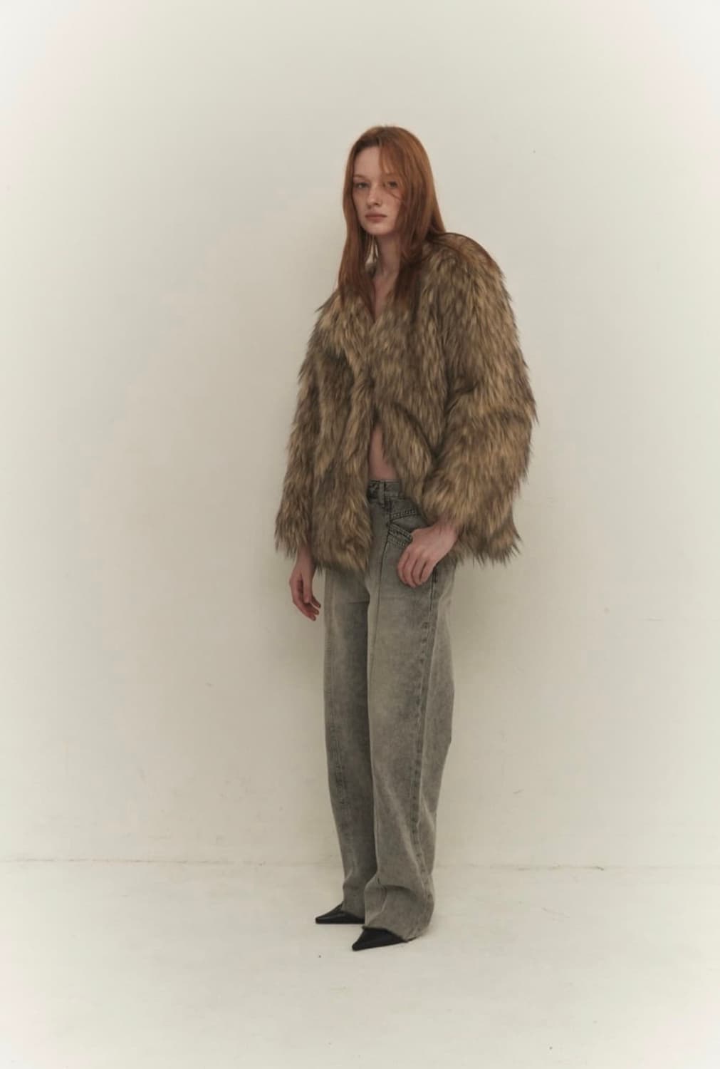 도드 dode 퍼자켓 EMMA FAUX FUR JACKET 상품이미지4
