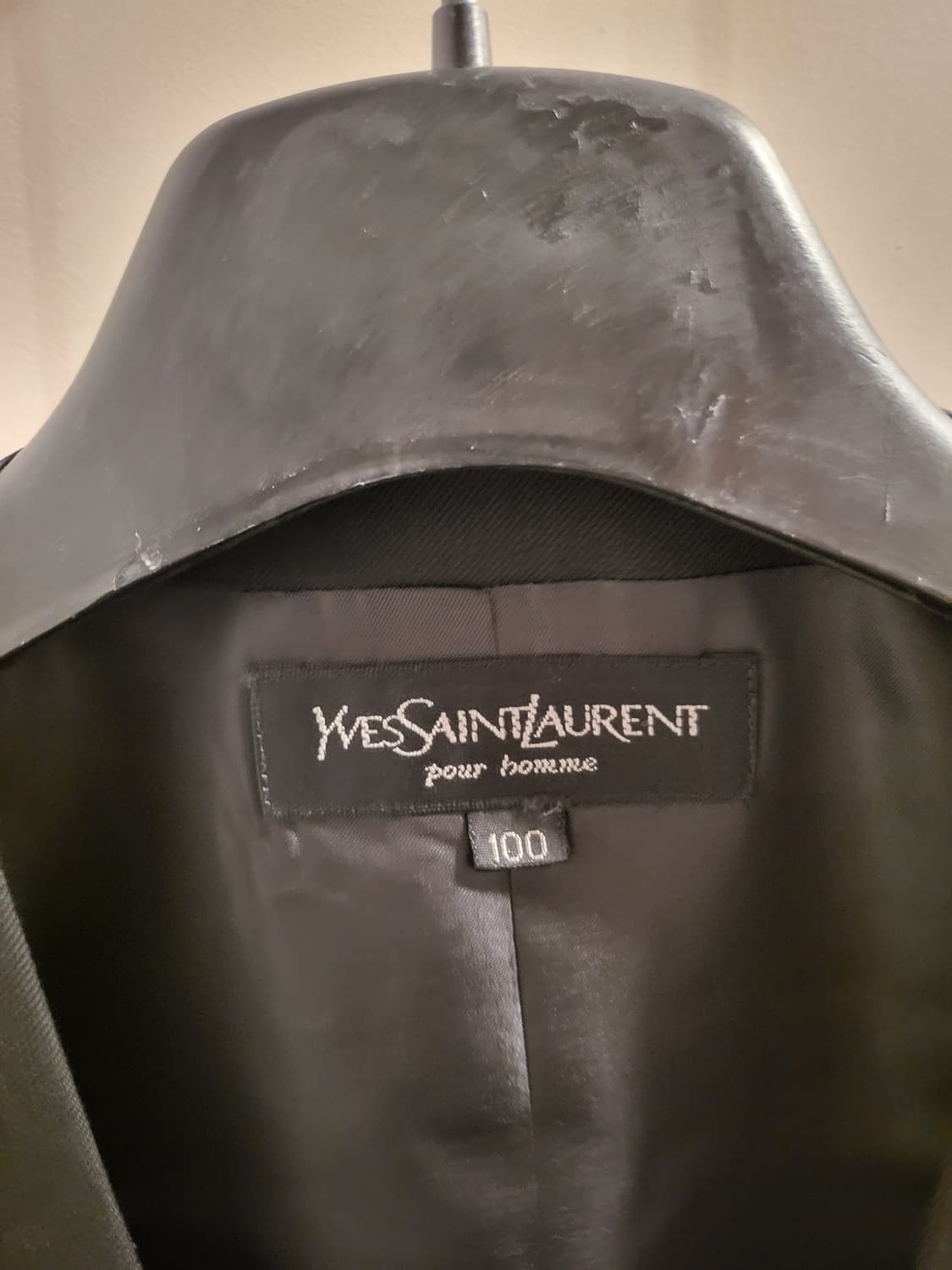 입생로랑 블랙  베스트 정장 조끼 상품이미지4