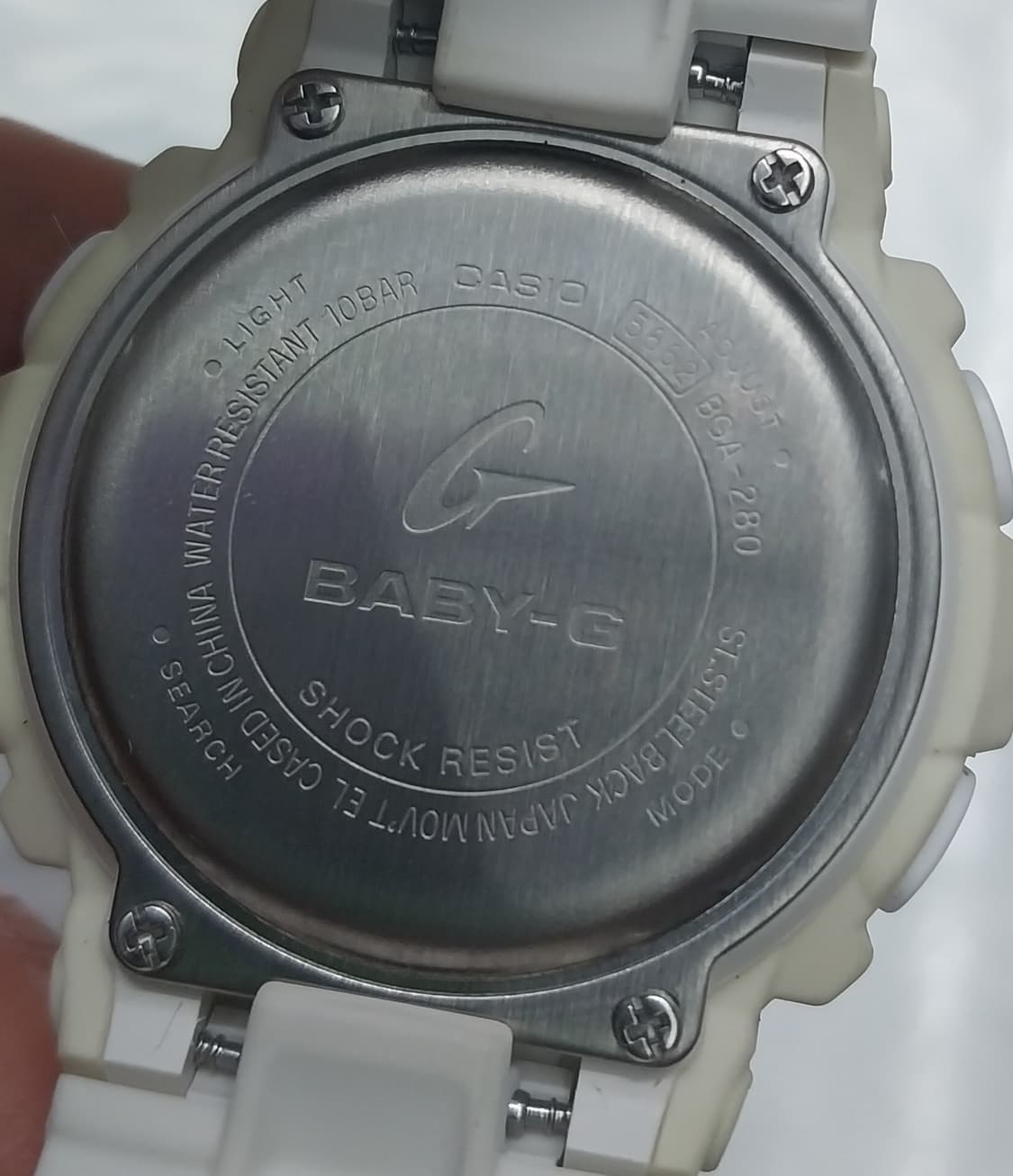 베이비지 BGA-280TD-7ADR 화이트 시계 상품이미지7