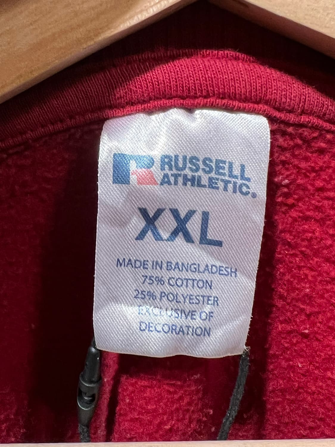 00s [XXL] 러셀 스웨트셔츠 맨투맨 버건디 상품이미지6