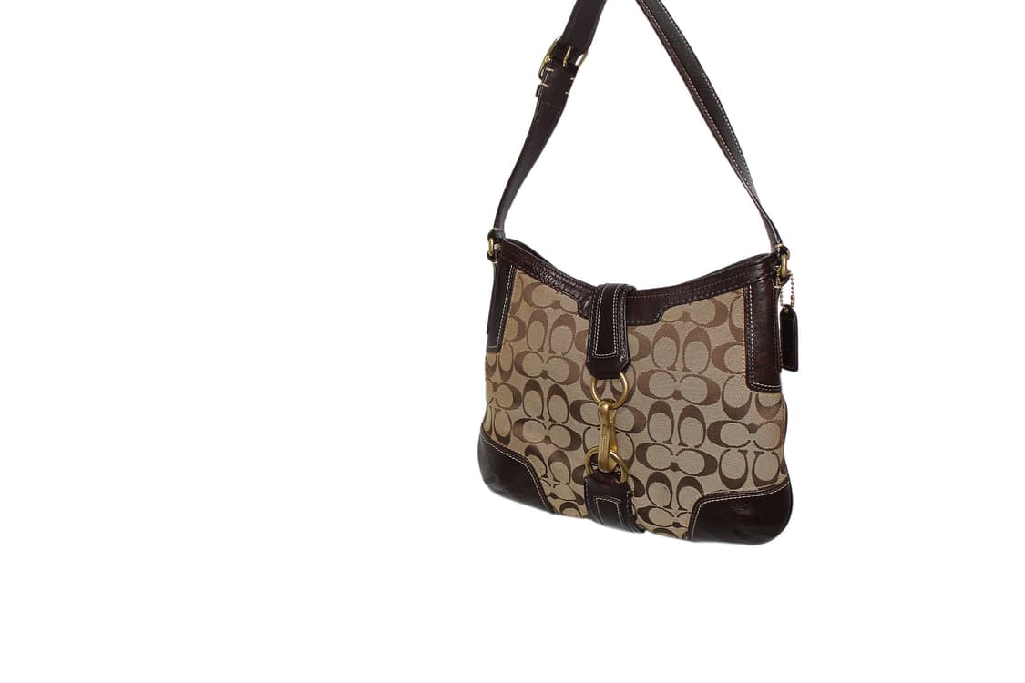2000s COACH 코치 모노그램 숄더백 상품이미지3