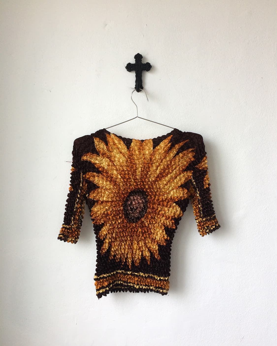 Flower pleats pop corn top 상품이미지3