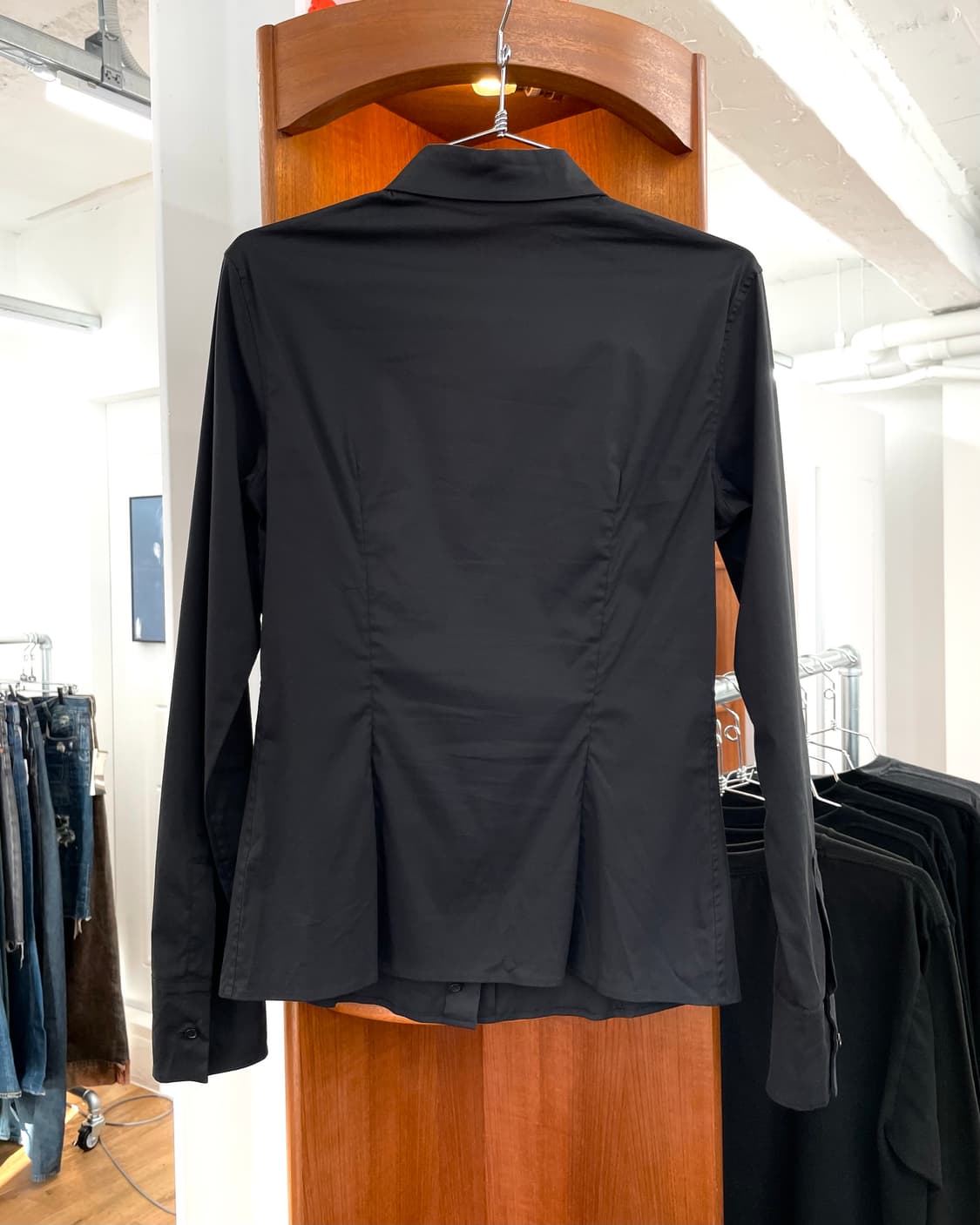 [36] 질샌더 블랙 셔츠 상품이미지2