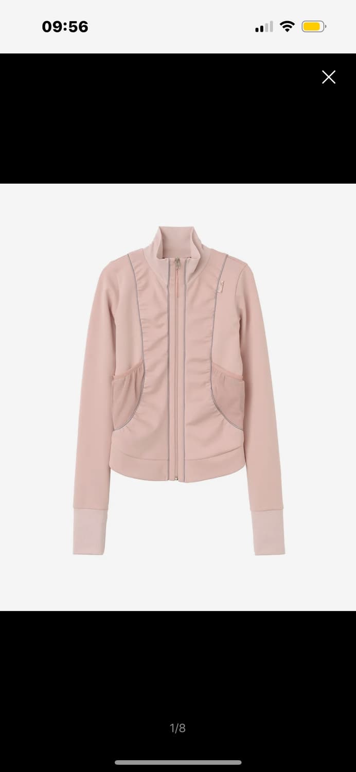 구매Shirring Zip-Up Jersey Ballerina Pink  상품이미지1