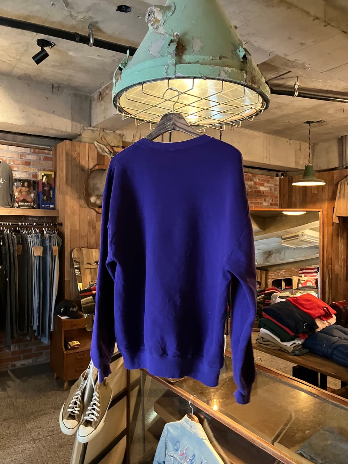 90s USA 빈티지 러셀 플레인 스웻 셔츠 맨투맨 상품이미지3