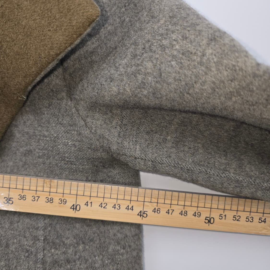 SYSTEM 시스템 회색 스탠드넥 코트 상품이미지5