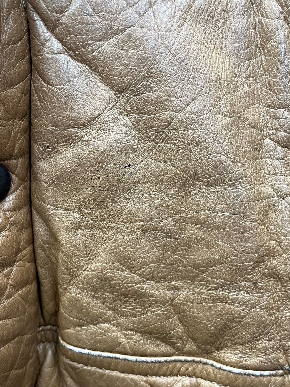 Vintage JUN Leather Padding Jacket  상품이미지5